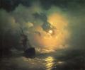Буря на море ночью. 1849.