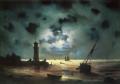 Берег моря ночью. У маяка. 1837.