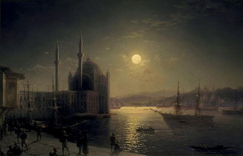 Лунная ночь на Босфоре - 1894 год