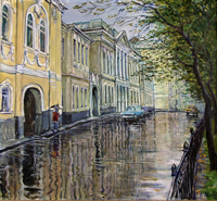 Дождь на бульваре (В.Качанов)