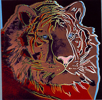 Сибирский тигр (Энди Уорхол, 1983 г.)