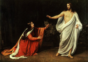Явление воскресшего Христа Марии Магдалине (А.А. Иванов, 1834 г.)