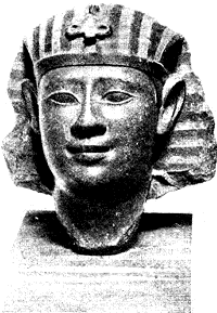 Скульптура фараона периода Саисского Возрождения