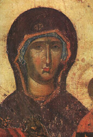 Богоматерь Одигитрия (Икона, конец XIV - начало XV в.)