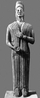 Женщина с гранатом. Мрамор. Ок. 575 до н.э. Античное собрание. Берлин