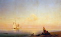 Берег моря. Штиль 1843.