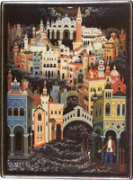 Воспоминание о Венеции (Ходов В.М., шкатулка, 1979)