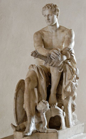 Скопас. Арес Людовизи (Копия с греческого оригинала, IV в. до н.э.)