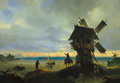 Ветряная мельница на берегу моря 1837.