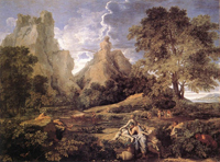 Пейзаж с Полифемом (Николя Пуссен 1649)