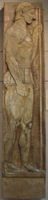 Аристокл. Стела Аристиона. Пентеллийский мрамор. Конец VI в. до н.э. Афины, Национальный музей