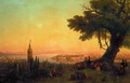 Вид Константинополя при вечернем освещении 1846.