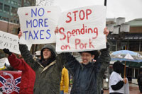 Американские граждане против повышения налогов