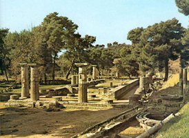 Храм Геры в Олимпии (Герайон). Кон. 7 - нач. 6 вв. до н.э.