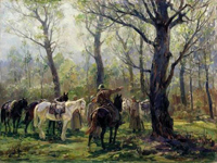 Партизаны в белорусских лесах (Авилов М.И. 1951 г.)