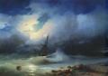 Бурное море ночью. 1853.