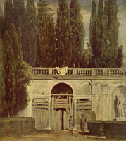 Сад Виллы Медичи в Риме (Диего Веласкес, 1630 г.)