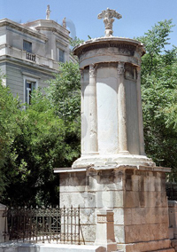 Памятник Лисикрата. 335 г. до н.э. Греция, Афины