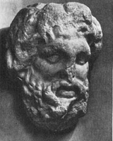 Скопас. Голова бородатого бога, Ольвия. IV в. до н.э.