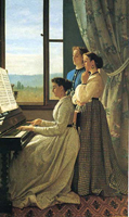 Пение (Сильвестро Лега, 1868)