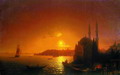 Вид Константинополя при лунном освещении 1846.