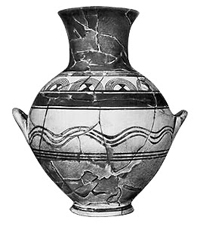 Протогеометрическая ваза. 11—10 в до н.э.