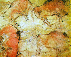 Изображения бизонов из пещеры Альтамира